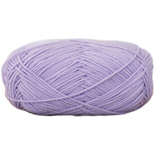 雪妃尔4股萌娃娃牛奶棉毛线团精梳棉手工diy钩针编织发夹包包玩偶