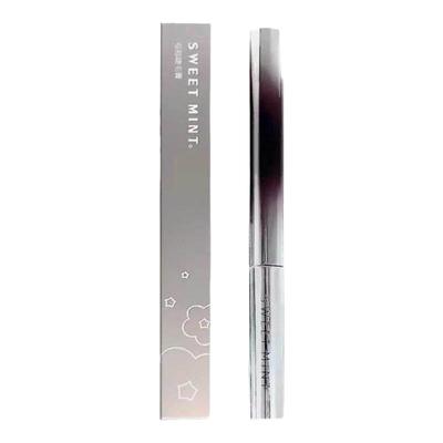 双倍放大双眼！极细小钢管纤翘睫毛膏防水纤长不晕染黑色细梳刷