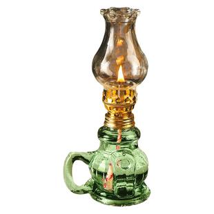 玻璃马灯复古老式煤油灯用油火水灯怀旧老油灯供佛长明灯酥油灯盏