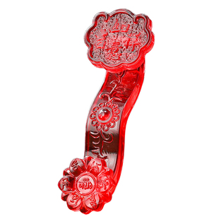 水晶玉石如意摆件招财装饰摆蛇家居布局专业布阵水晶如意招财摆件