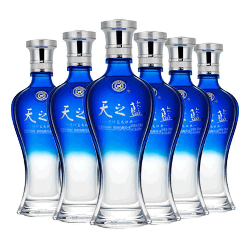 洋河天之蓝2018版42度375mL*6瓶