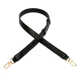 适用1955马鞍包肩带可拆卸gg包带子斜挎带替换包包配件平纹黑色