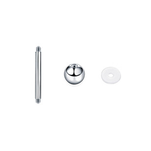 二十二丁目 耳骨钉配件防增生小飞碟垫片不锈钢钛钢替换杆螺丝球