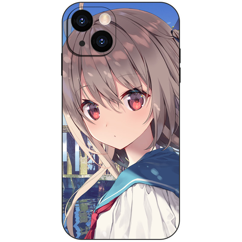 亚托莉我挚爱的时光日系水手服少女磨砂硅胶手机壳同人周边适用iPhone16苹果17小众动漫二次元磁吸防摔保护套