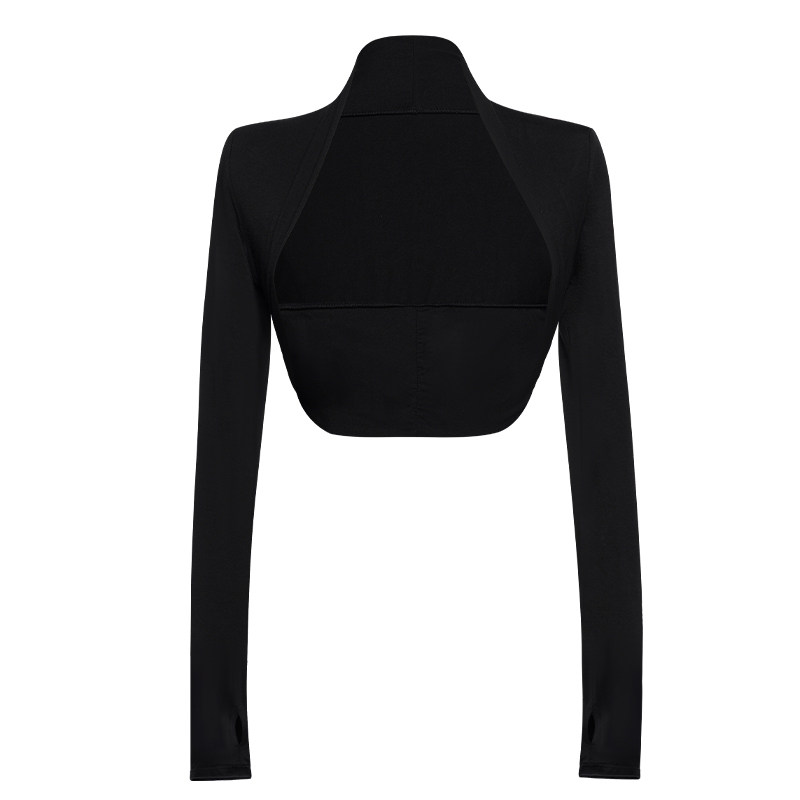 舞蹈服护肩上衣小坎肩芭蕾舞练功服开衫女生外套披肩体操服罩衫