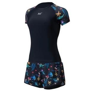 361度游泳衣女大码分体泳衣女2025新款爆款泳衣保守显瘦遮肚泳装