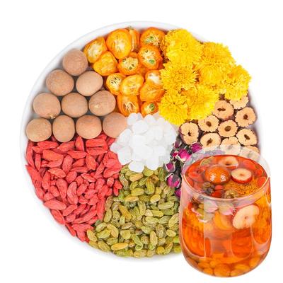 玫瑰花茶包八宝茶脸暗黄经期不适