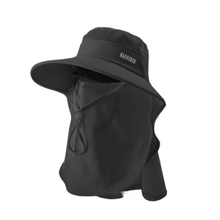 全方位防晒帽透气遮脸面罩护颈一体太阳帽防紫外线户外遮阳帽女夏