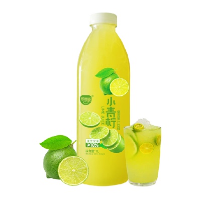 熙景源1L×1瓶小青柠汁果汁饮料