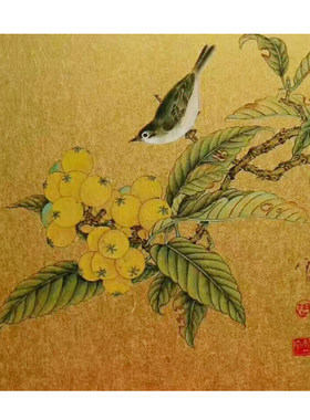 金潜纸熟宣工笔画小楷书法