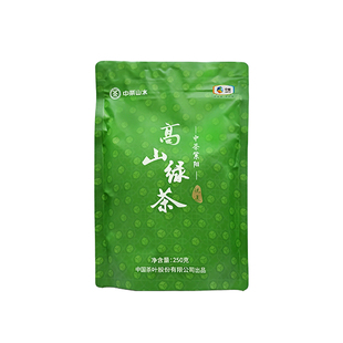 中茶绿茶山水系列紫阳春茶高山绿茶口粮茶袋装茶叶散茶250g