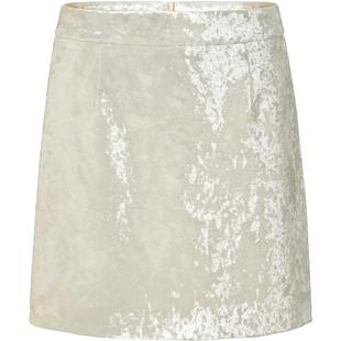 商场同款糖力 新中式国风 光泽钻石绒半身裙女秋冬高腰A字裙短裙