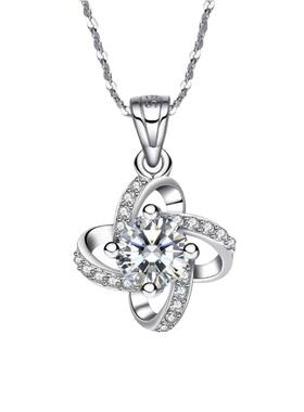 不掉色生日礼物海洋之心新款项链