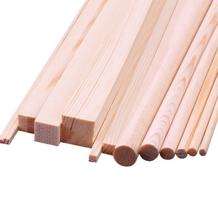 圆木棍圆木棒实木棍松木杆圆木条DIY手工模型材料沙盘木棒圆棒