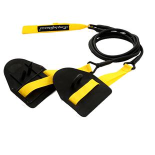 手蹼游泳臂力训练器陆地高肘抱水拉力绳划水掌仰泳自由泳划手掌