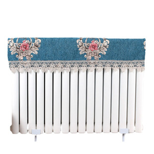 暖气片罩遮挡防熏新款帘老式铸铁全包布艺老旧熏黑熏墙防尘套盖布