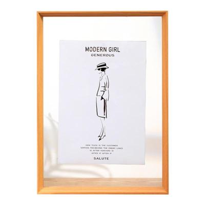 简约双面透明相框摆台a4画框装裱