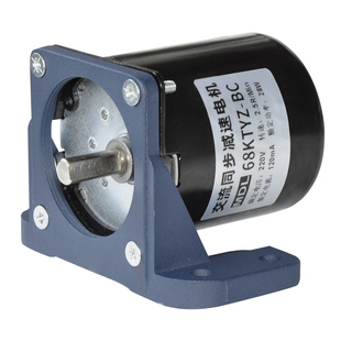 68永磁低速同步电机交流大扭力正反转齿轮减速机220v微型慢速马达