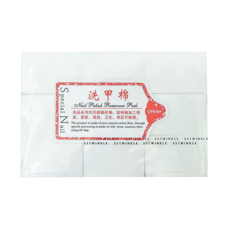 美甲棉片轻松卸甲无残留不掉毛