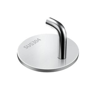 免打孔挂钩厨房浴室毛巾不锈钢强力黏胶贴墙面挂衣钩承重无痕粘钩