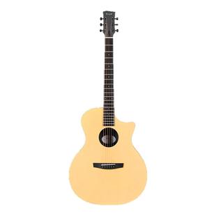 【新年礼物】enya恩雅X0民谣吉他36寸旅行初学者新手入门款冰川白