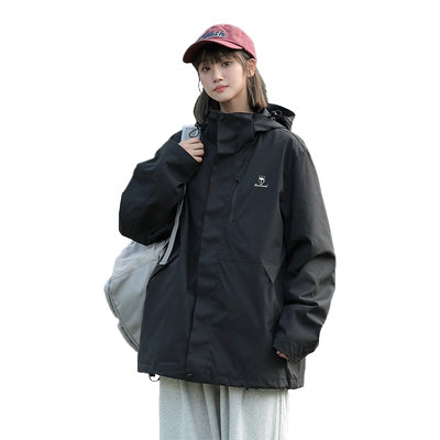 西域骆驼冲锋衣外套男女款登山服