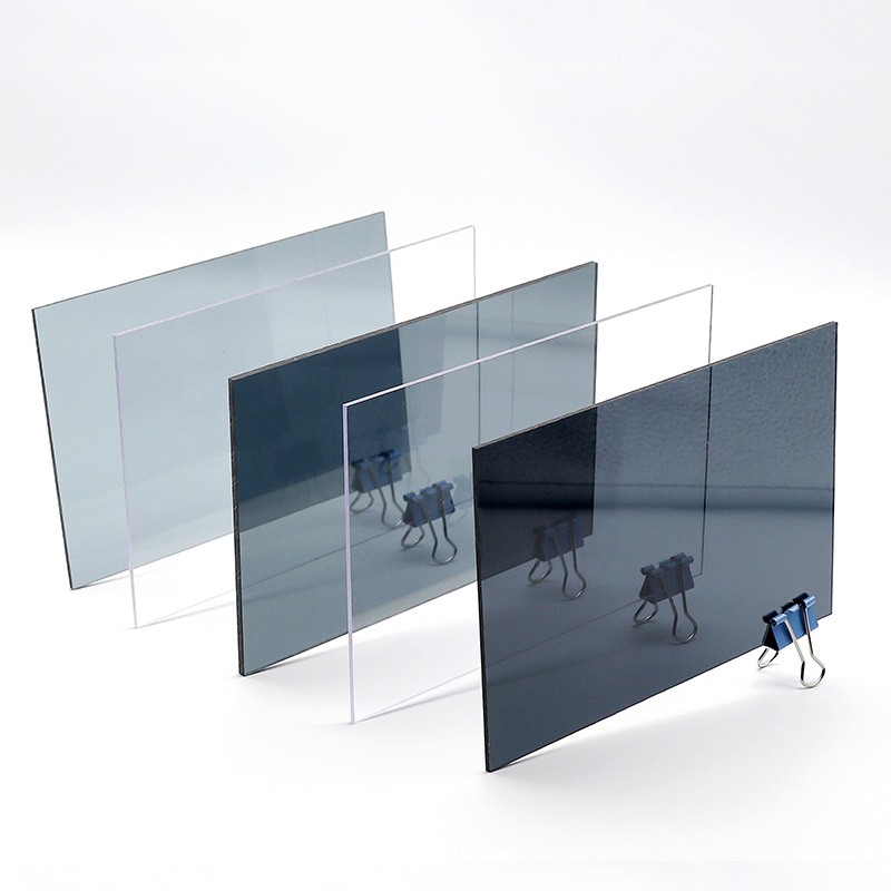 耐力板厂家批发透明PC耐力板透明耐力板加工耐力板茶色5mm雨棚