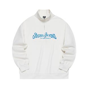 361运动卫衣男2025秋冬新款半开襟立领加绒情侣卫衣比热绒休闲服