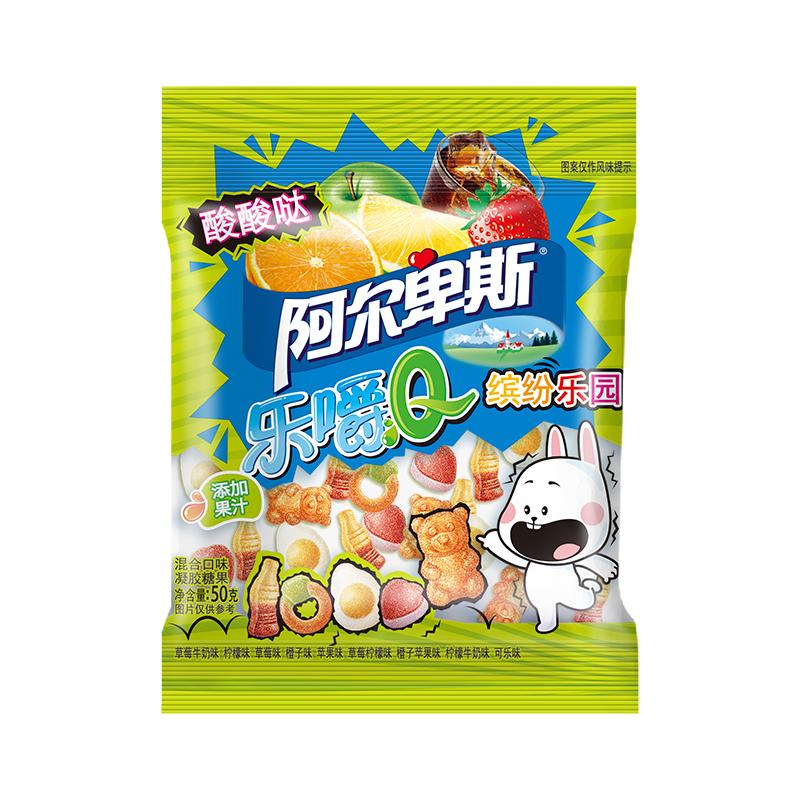 【会员内购会】阿尔卑斯乐嚼Q海底世界50g*4果味糖糖果