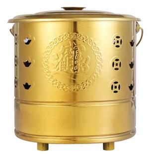 不锈钢烧纸桶拜神烧金桶焚烧炉家用元宝烧经化宝烧钱纸烧香用的桶