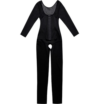 保暖加绒塑身衣收腹开档连体