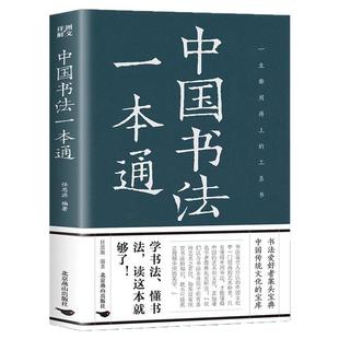 中国书法一本通 中国书法大全毛笔字临摹练习初级入门可搭配邱振中书法大全 初学者中国书法联系临摹大全书畅书排