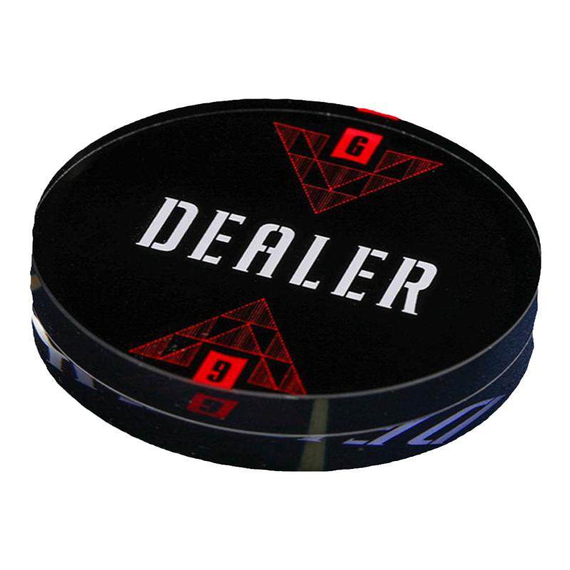 游戏大陆庄码DEALER德州扑克全押ALL IN筹码压牌片庄家位庄牌庄片