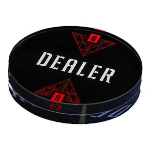 游戏大陆庄码DEALER德州扑克全押ALL IN筹码压牌片庄家位庄牌庄片