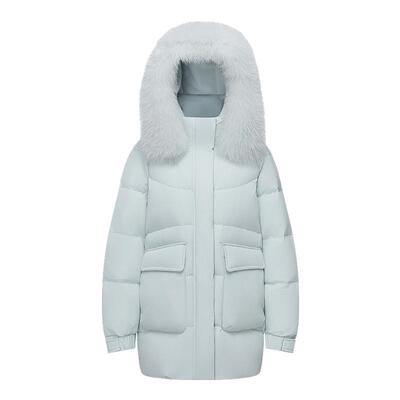 波司登2025新款大毛领厚羽绒服