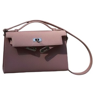 欧尚典女包时尚高级感迷你真皮凯莉包2025春新款单肩腋下斜跨小包