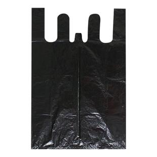黑色大号塑料袋加厚搬家打包袋收纳袋服装背心手提式大垃圾袋批发
