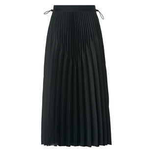 【压光工艺】【设计师款】秋季新款松紧腰渐变百褶半身长裙女