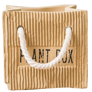 掬涵牛皮纸袋陶艺花盆花器花瓶花篮园艺庭院装饰ZAKKA