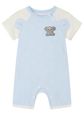 ibaby×outlast太空科技恒温新生儿连体衣婴儿哈衣爬服夏薄款