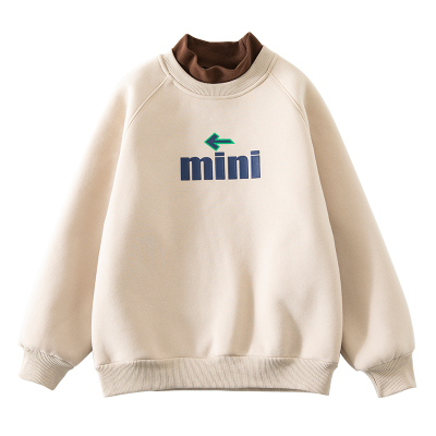 男童加绒卫衣秋冬2025新款