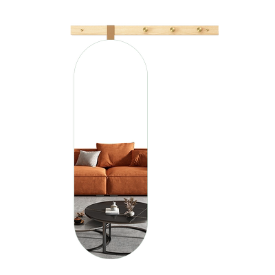 跑道型设计感家居高级感穿衣镜