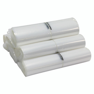 pe平口袋子长条塑料袋直筒透明加厚冰柱袋水族观赏鱼打包袋中小号