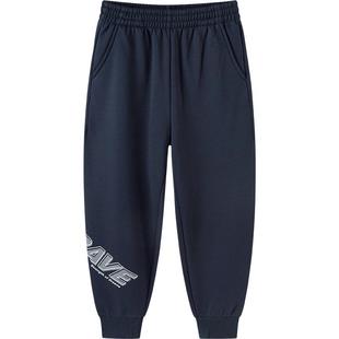 巴拉巴拉男童运动裤中大童宝宝加绒裤子秋冬款儿童一体绒休闲卫裤