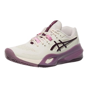 海外代购Asics/亚瑟士女士网球鞋缓震回弹侧向支撑红土场专用