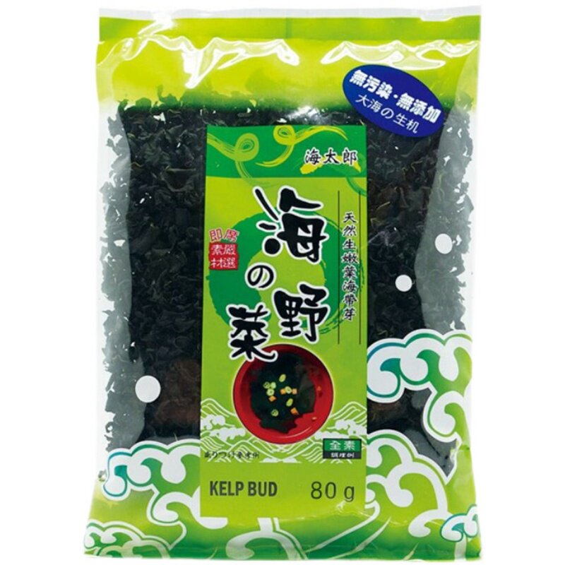 台湾味荣嫩叶海带芽裙带菜嫩芽海带苗干货裙菜芽裙边菜小叶海木耳