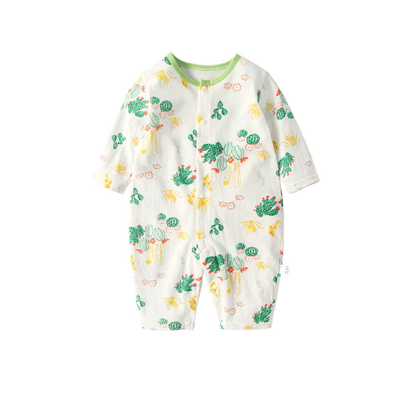 【撤柜专区】品牌专柜 婴幼儿衣服初生连体衣女宝宝长袖哈衣纯棉