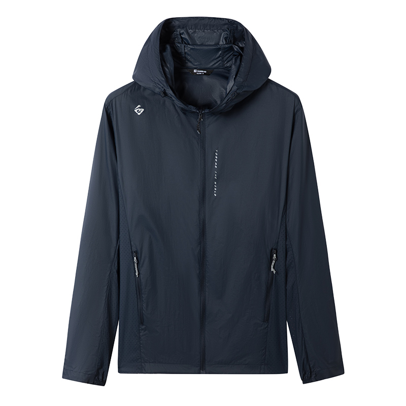 探路者防晒衣男25夏季户外防水透气轻薄防紫外线防晒外套皮肤衣