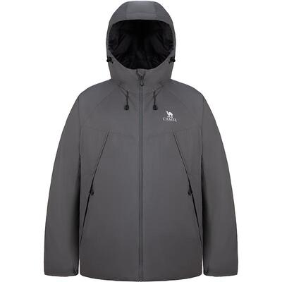 骆驼男装Primaloft金标P棉衣男秋冬季2026户外保暖棉服外套男