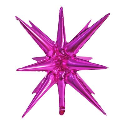 装饰气球铝膜气球异形爆炸星22寸